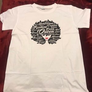 Afro Lady Affirmations Tee Shirt Size X Large